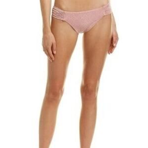 NWT Lucky Brand Dusty Pink Scrunch Bikini Bottom XS
